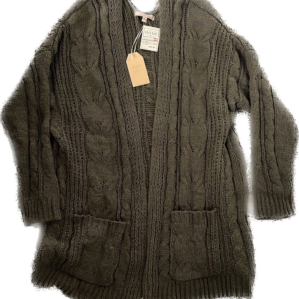 Cozy open cardigan